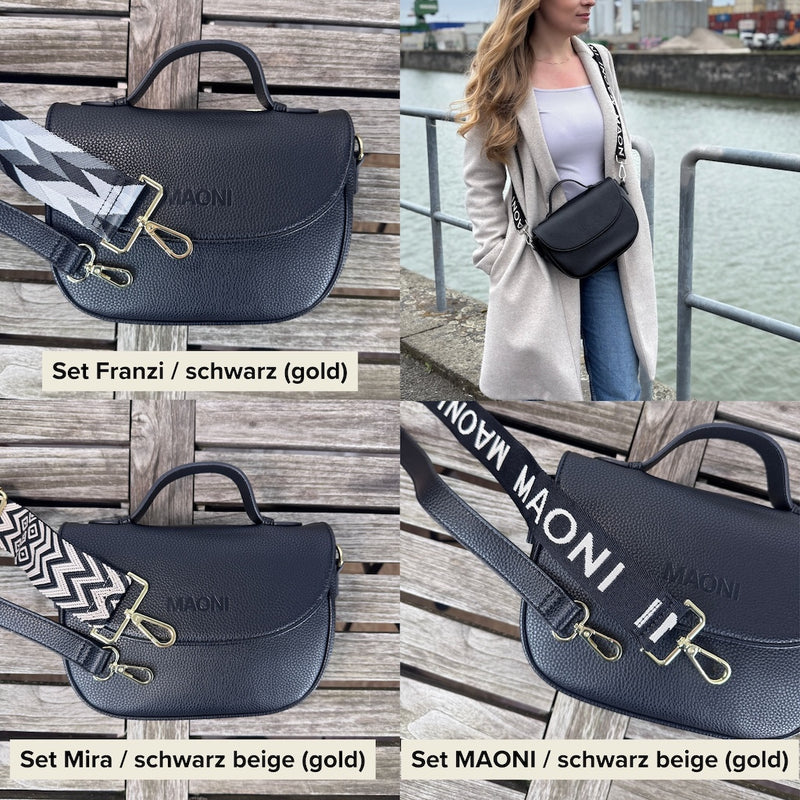 Halfmoon SET - Schwarz - GOLD