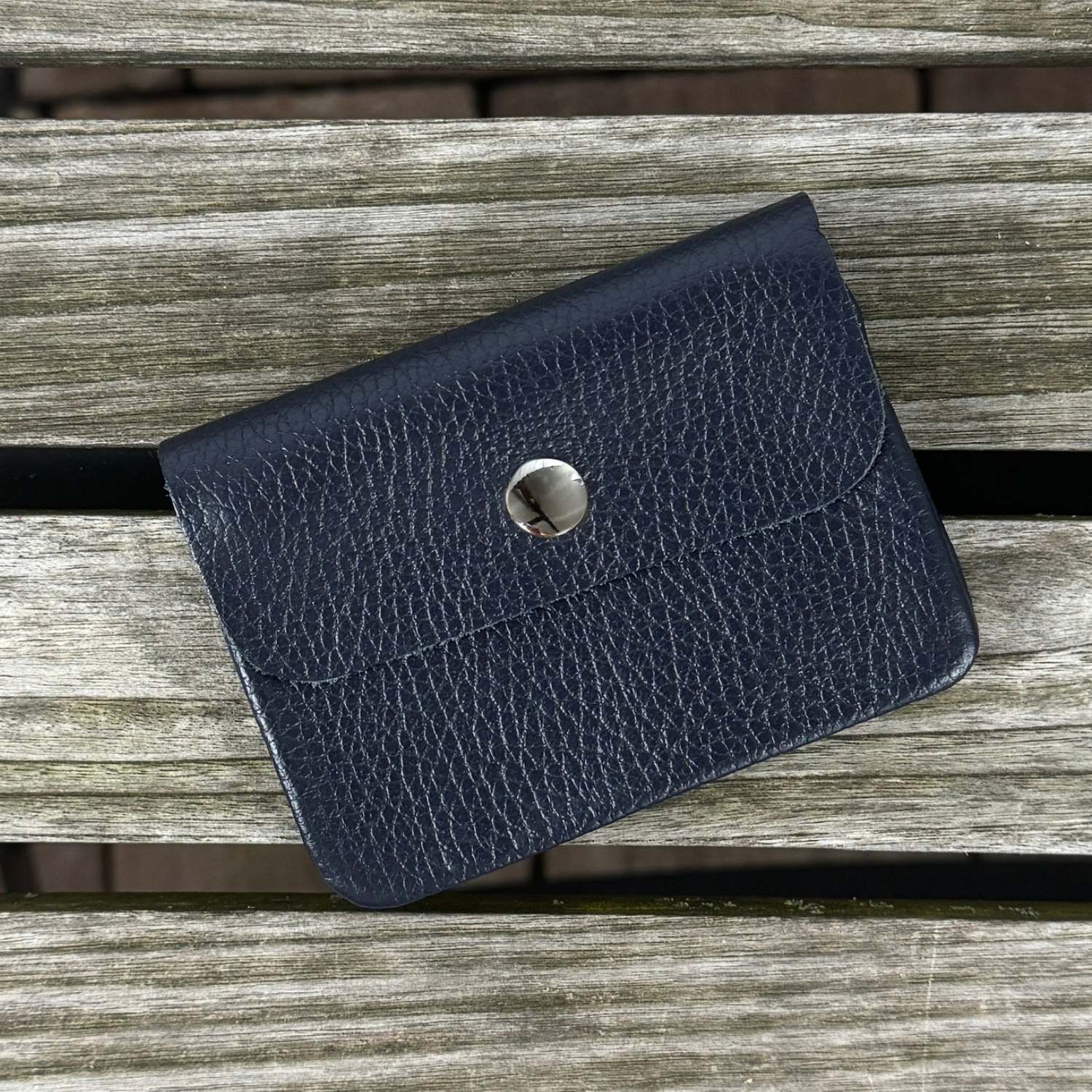 kleine Geldbörse dunkelblau