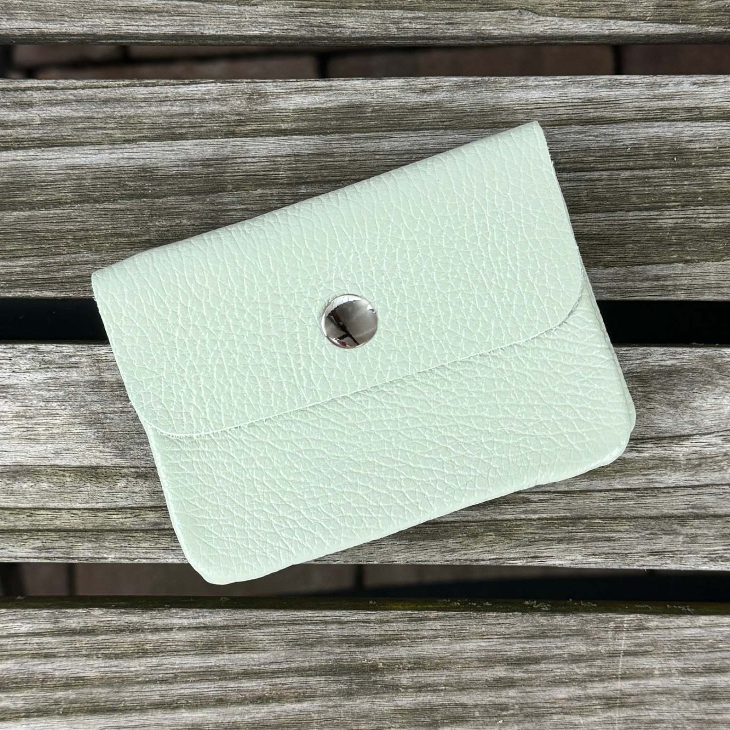 mint grüne Geldbörse klein