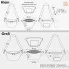 Gesteppte Bauchtasche