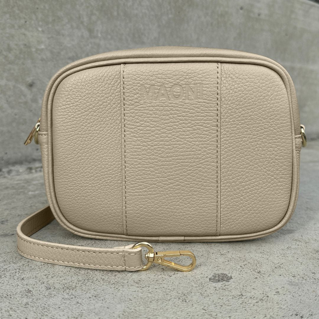 crossbody tasche mit gold Verschluss