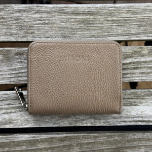 petit porte-monnaie femme en cuir - PISA - terre