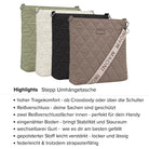 Gesteppte Umhängetasche Damen