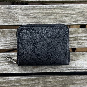 petit porte-monnaie femme en cuir - PISA - noir