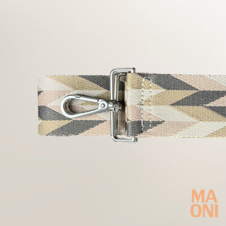 Bandoulière Franzi (argent) – taupe