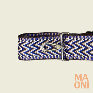 Bandoulière Marie - bleu marron