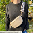 Taschengurt Fiona / schwarz - Gold - MAONI